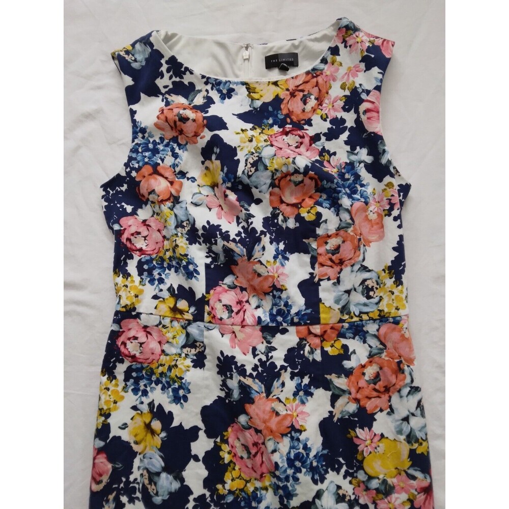 The Limited Dress Floral Sleeveless Shift Womens Size 8 - Picture 2 of 8